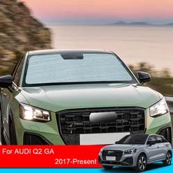 For Audi Q2 GA 2017-2025 Car Sunshades UV Protection Cover Side Window Curtain Sun Shade Visor Windshield Mat Car Accessories