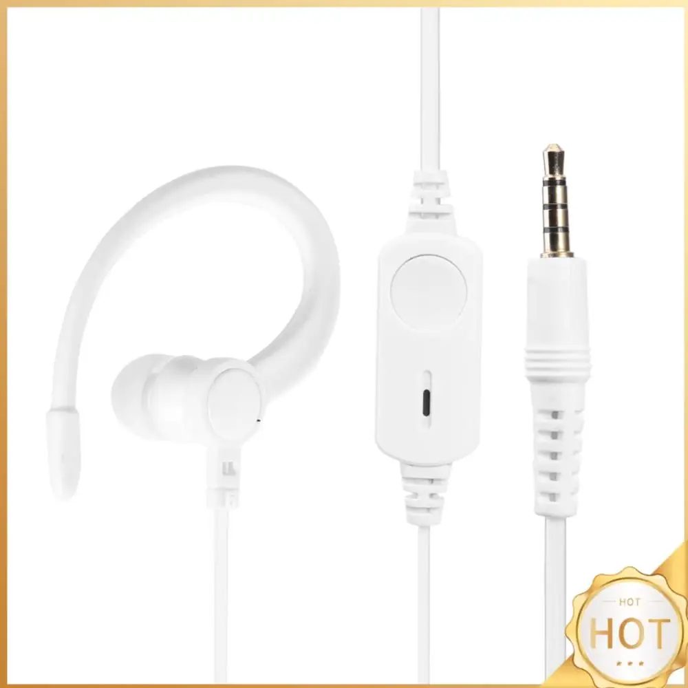 3.5 مللي متر التوصيل 1.2 متر سماعة PTT Mic سماعات الأذن سماعة الأذن ل Xiaomi Mijia 1S غير المدمرة نقل الصوت واضح