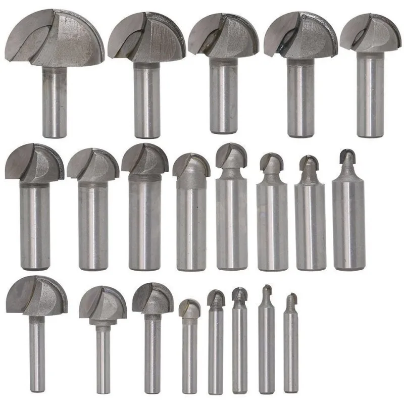 Round-Bottomed Router Bit, Semi-Circular Slotting Cutter, Round-bottom Engraving Cutter, Semi-Circular Face Milling Cutter