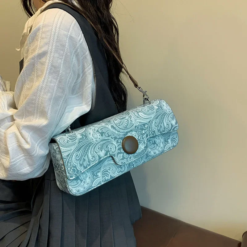 

‌2025 Color Block Shoulder Bag for Women, Structured Square Flap Top Purse with Modern Minimalist Design & Crossbody Strap