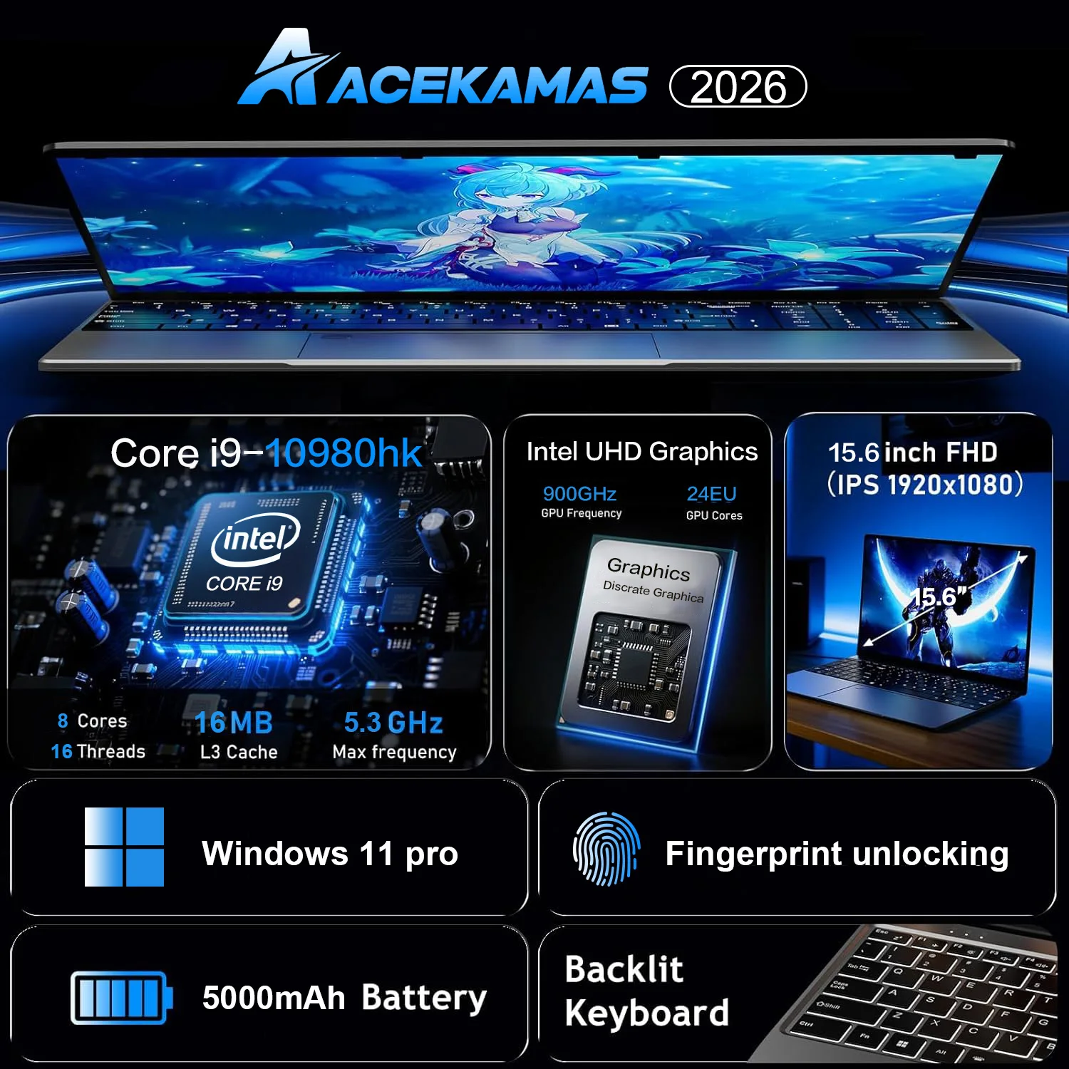 แล็ปท็อปเกมมิ่งขนาด 15.6 นิ้ว  - Laptop Accessories Ram บทวิจารณ์และราคา