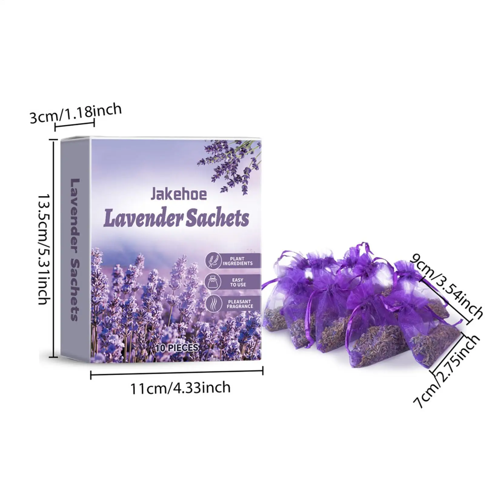 10 pçs saquinhos de lavanda sacos naturais saquinhos de lavanda seca à prova de traça para gavetas e armários cheiro forte aromas frescos