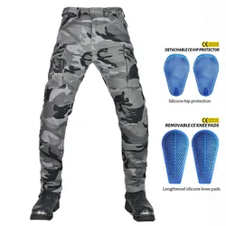 4 Season Riding Knight Jeans 4 Protect Gear Choice Motorcycle Pants  Pantalones Motocicleta Hombre Featherbed Jeans Gears
