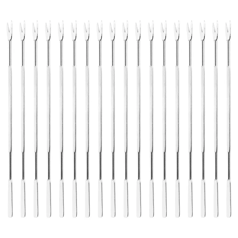 

24pcs Multifunctional Stainless Steel Seafood Peeling Tools Dual Use Crab Forks For Lobster Shrimp Shell Fruit Eating Utensils