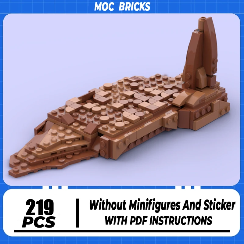 

Звездная модель фильма Moc, строительные блоки, модульная модель геологического ландшафта, технология, модульный кирпич, сделай сам, строительная игрушка, подарки