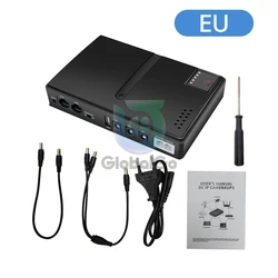 Mini adaptateur d'alimentation de secours portable UPS polyvalent, grande capacité, alimentation de secours pour WiFi, routeur 5V, 9V, 12V, 15V, 2V