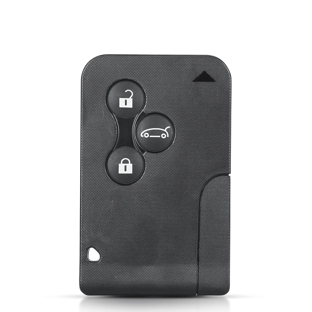 KEYYOU ID46 PCF7947 Chip For Renault Clio Logan Megane 2 Scenic II Remote Key 3 Buttons 433Mhz Smart Card Emergency Insert