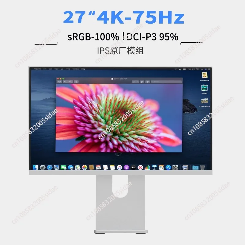 Monitor LED IPS de 27 pulgadas para juegos, pantalla HDR550 de 3840*2160, monitor LCD de 27 pulgadas 4K para negocios y juegos, monitor para PC.