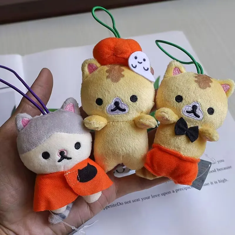 Nuevo lindo Corocoro Coronya gato llaveros de mascota de peluche llavero bolsa pequeño colgante niños regalos juguetes 10CM