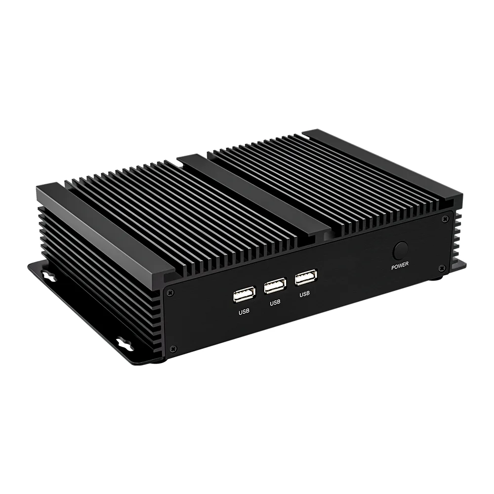 Topton 11th Gen Industrial Mini PC Core I7 1165G7 I5 1135G7 Fanless System Barebone Computer 2xDDR4 Ram Slot HD VGA 7*USB WiFi