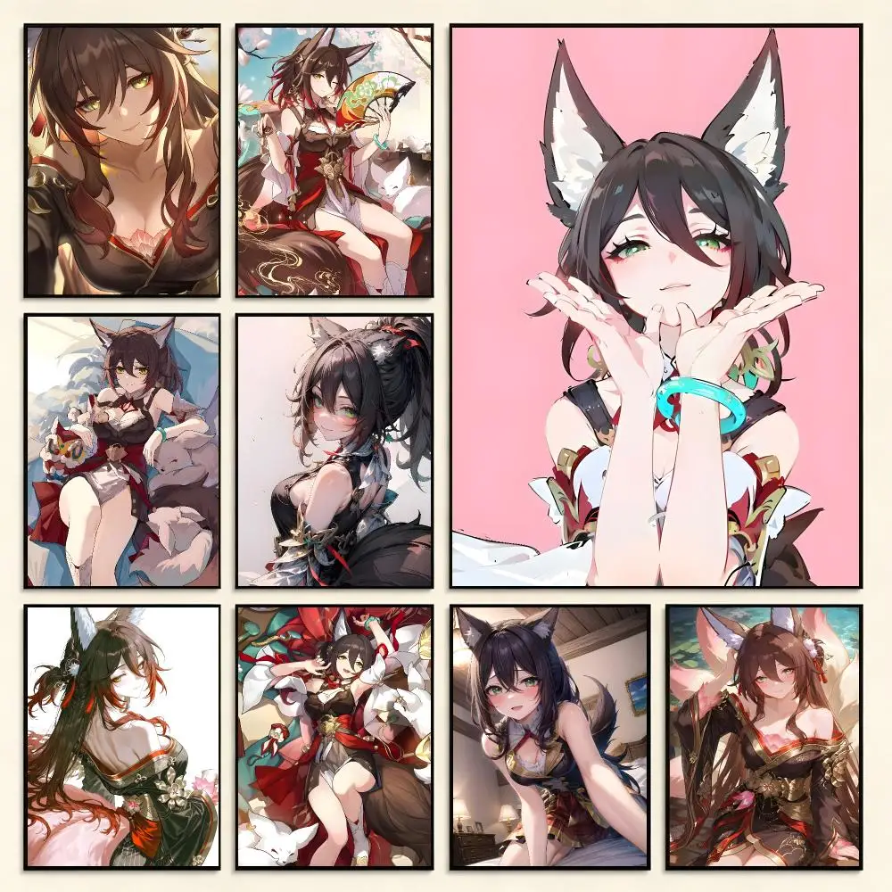Game Character Honkai Star Rail Tingyun Poster Digital Solvent Print Waterproof PP Fade-Resistant Wall Art Room Decor Gift