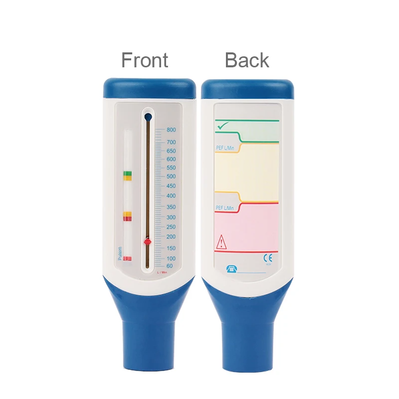 Child Adult Portable Breath Peak Flow Meter Speed Expiratory Rate Monitor for Lung Asthma Inhale Function Health Measurement