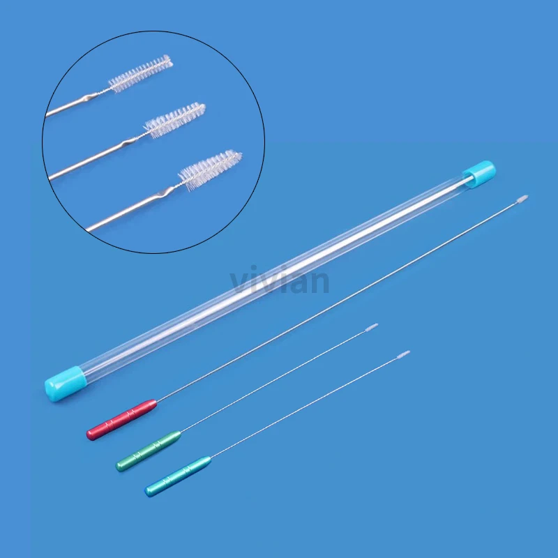 Liposuction Cannula Brush 3pcs/set Cleaning Brush Fat Stem Cell Tube Cleaning Cannula Brush