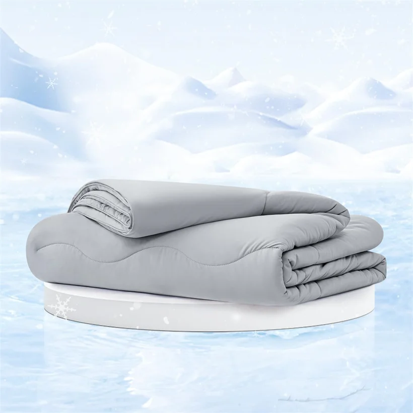 

Шелковистое охлаждающее одеяло, гладкие охлаждающие одеяла с кондиционером, легкое летнее одеяло для горячих сну, королевский размер Twin Queen
