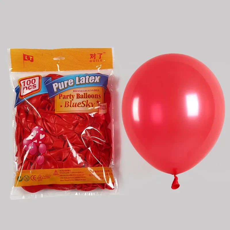 

By the Way10 Inch 1.5g Pearlescent Balloon Children's Birthday Party Decoration Supplies Wedding Scene Layout