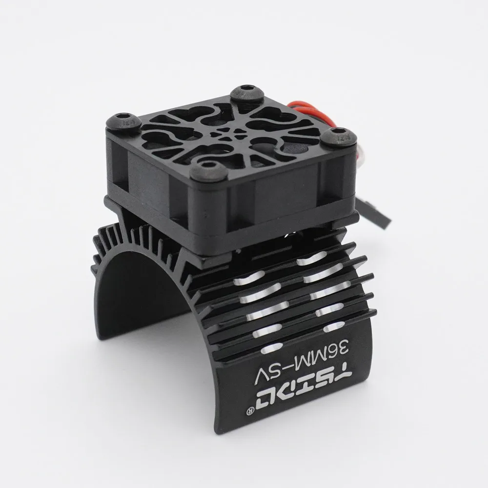 RC Auto Onderdelen 30MM 36MM-SV 36MM-EV 40-42MM Dubbele Koelventilatoren Heatsink voor Hobbywing Traxxas Axiale Redcat Wltoys RC Auto Motor