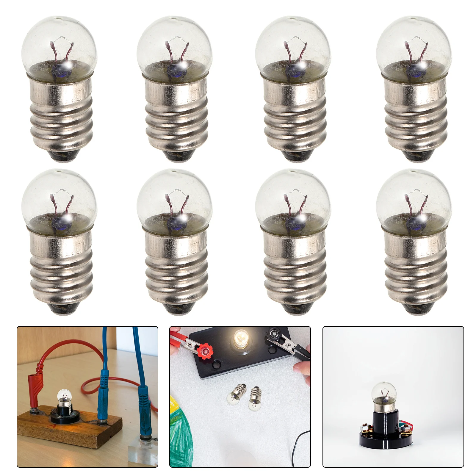 

12 шт. лампочки-вспышки электрический эксперимент светодиод замена для фонарика