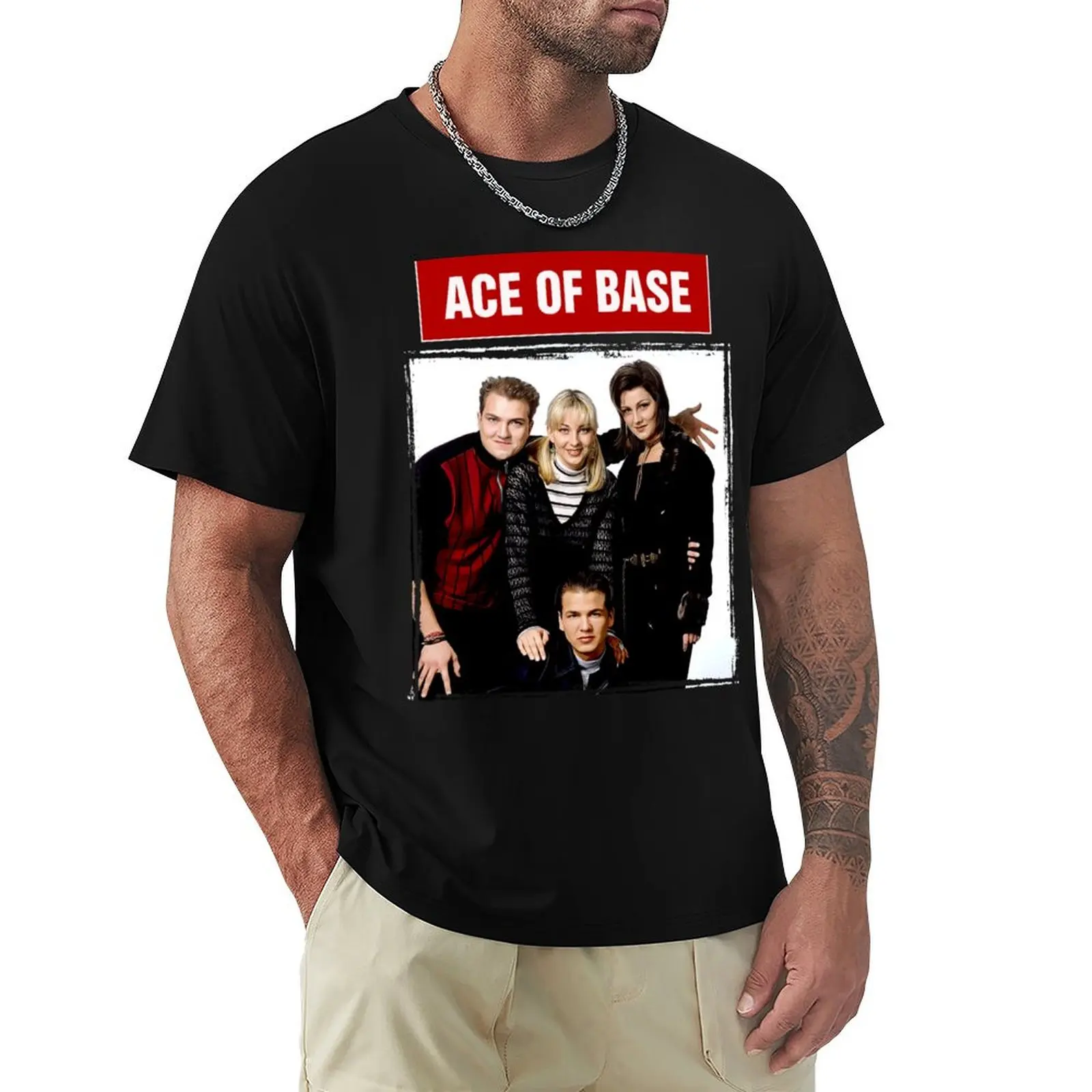 Ace of Base Band T-shirt vintage tops mens t shirts pack