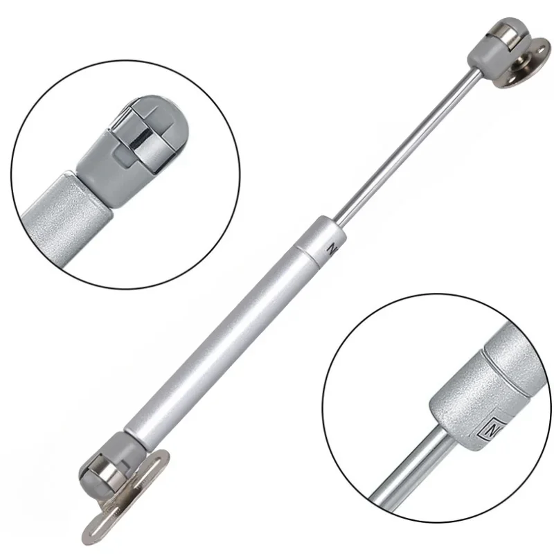 2/4PCS Cabinet Door Gas Struts 20N-200N Lift Support Gas Strut Hydraulic Hinge Cupboard Gas Spring Hinges Furniture Hardware