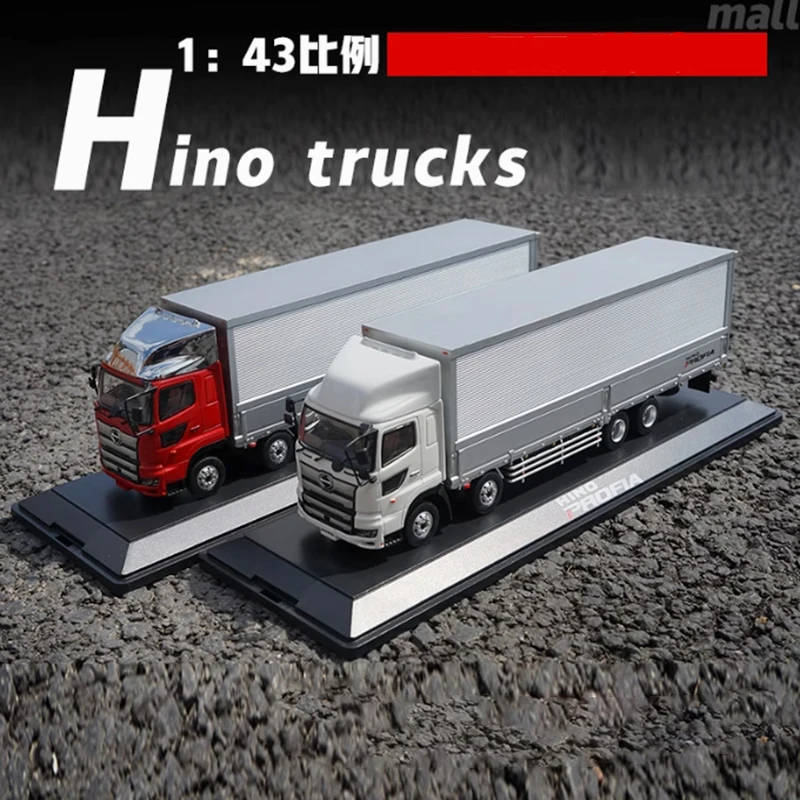 

Diecast 1:43 Scale HINO TRUCKS Container Van Limited Edition Alloy Car Model Collection Souvenir Static Display Ornaments