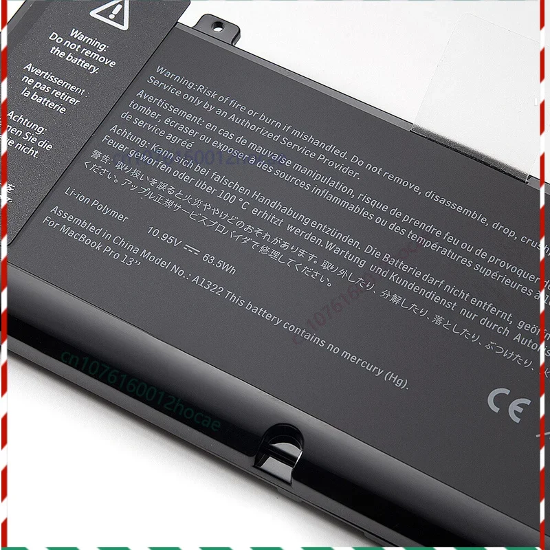 

Аккумулятор A1322 для Apple MacBook Pro 13 дюймов A1278, середина 2009 2010 2011 2012