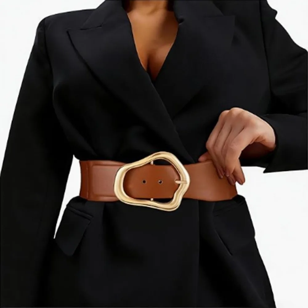 Fashion Elastic Personality Belt European Style American Style Waistband Belt Irregular Elastic Waistband Sweaters Matching