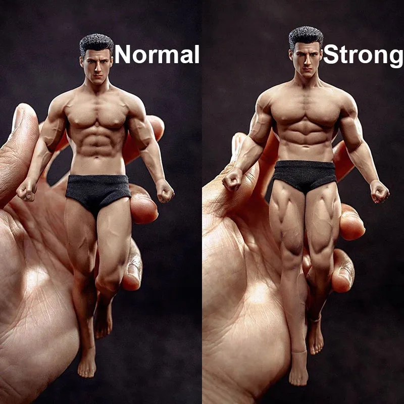 TBLeague TM01A TM02A 1/12 Scale Male Suntan Seamless Body with Head Sculpt 6'' Man Super Flexible Action Figure Model Collection