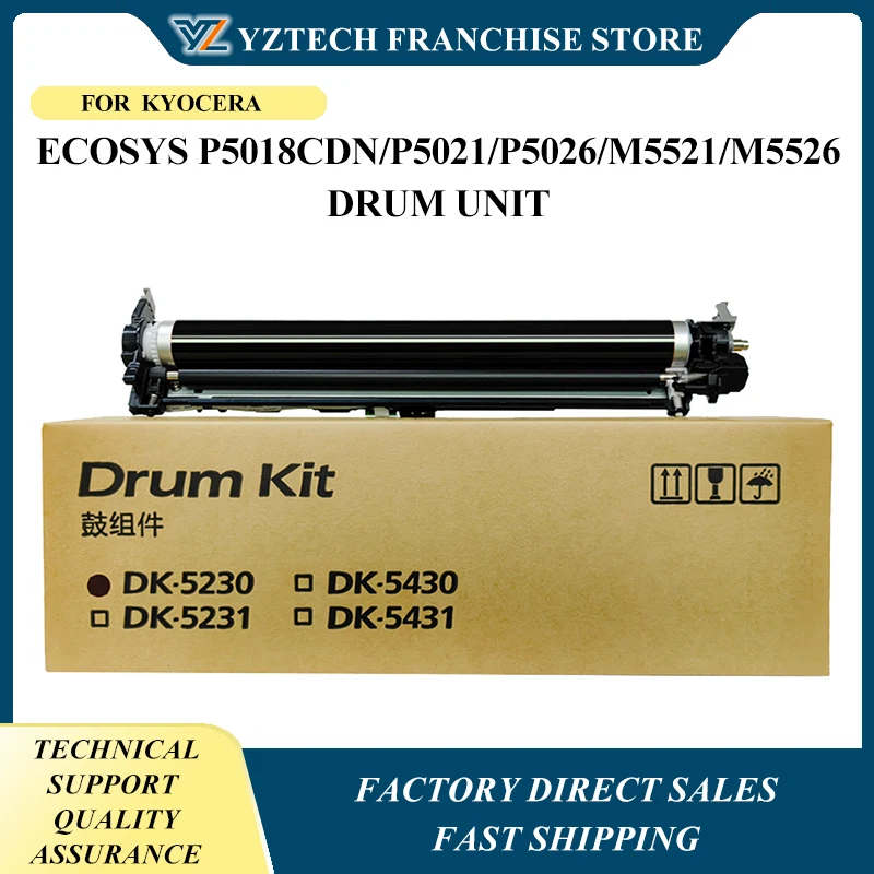 

Комплект барабана DK-5230 DK-5231 302R793010 302R793020 для KYOCERA ECOSYS P5018CDN P5021cdn P5026cdn M5521cdn M5526