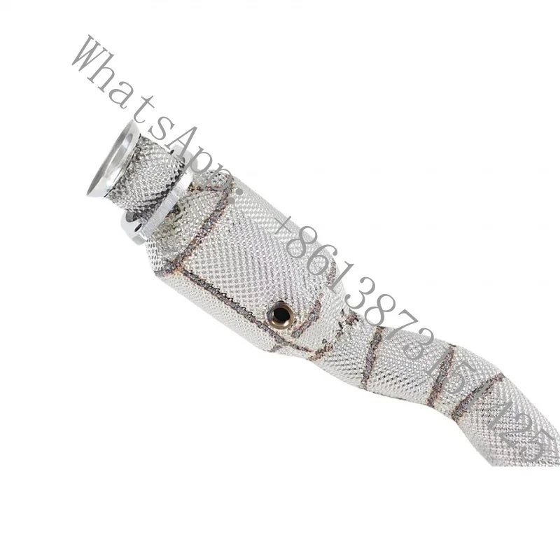 

Exhaust Downpipe F-TYPE 3.0T 2017-2021 Stainless Steel High Flow Exhaust Converter