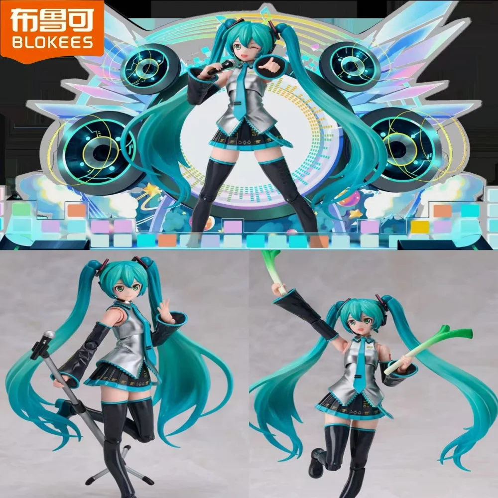 Blokees Hatsune Miku Cartoon Anime Assemblage Beeldje Speelgoed Anime Action Figure PVC Kinderen Speelgoed Pop Collectie Figuren Gift