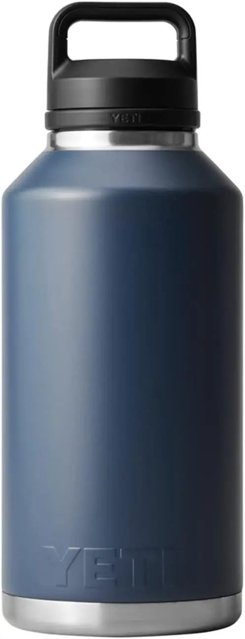 Imagem -06 - Yeti Rambler com Chug Cap Garrafa Isolada a Vácuo Azul Marinho 64 oz Aço Inoxidável