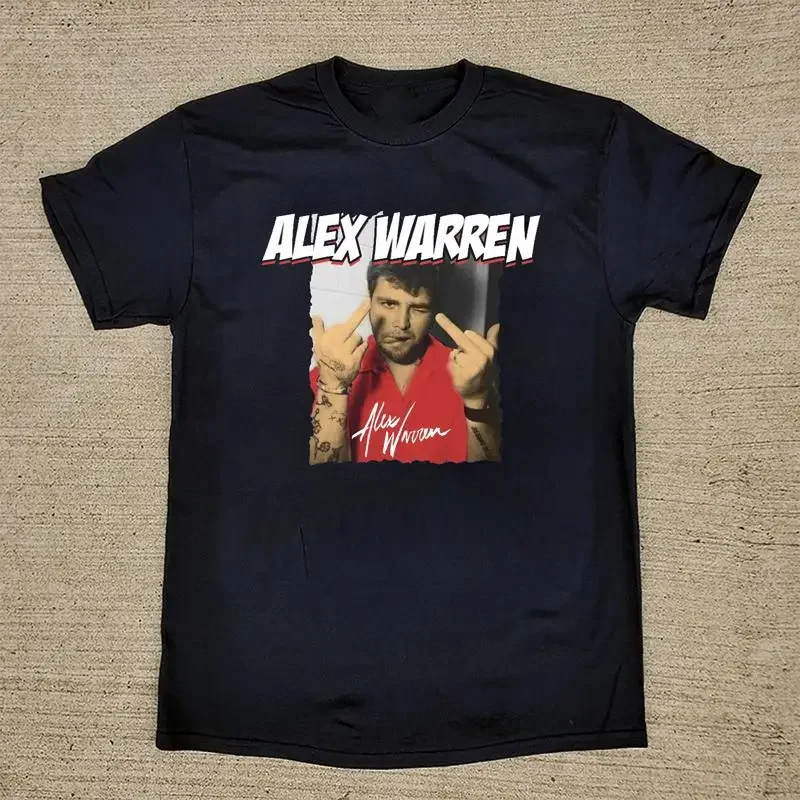 Hot Alex Äøwarren Black Cotton All Size S 5Xl For Fans T Shirt Hc150