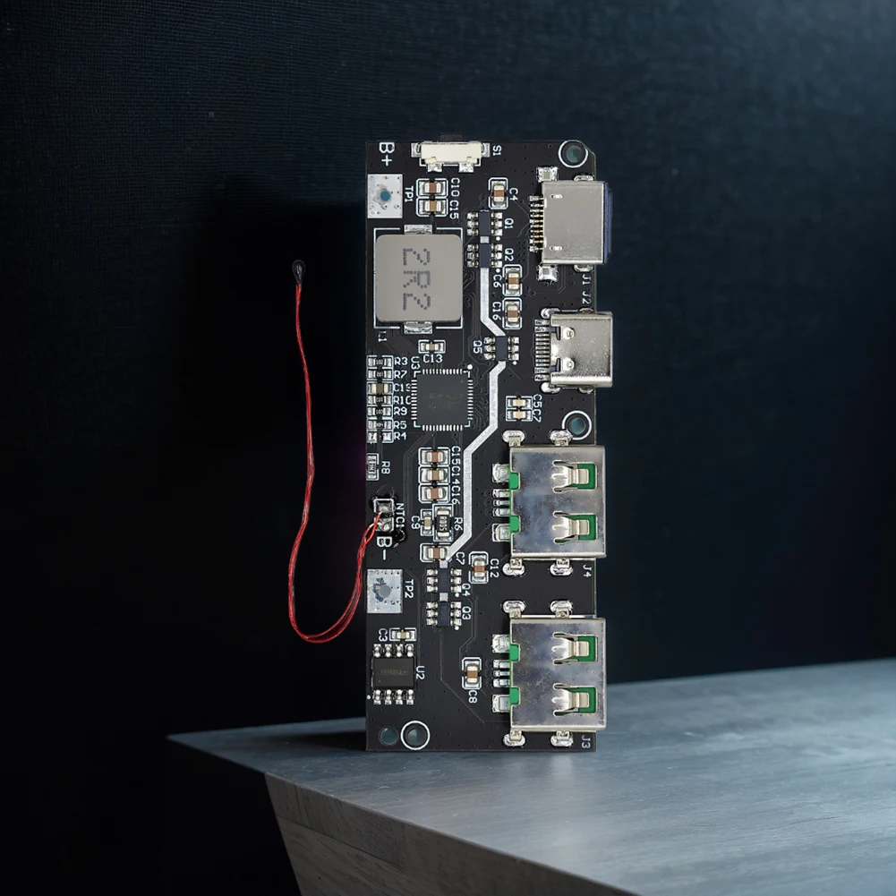 

Модуль мобильного зарядного устройства с быстрой зарядкой QC4.0 QC3.0, двойным USB-портом, 22.5 Вт, защита от перегрева и короткого замыкания