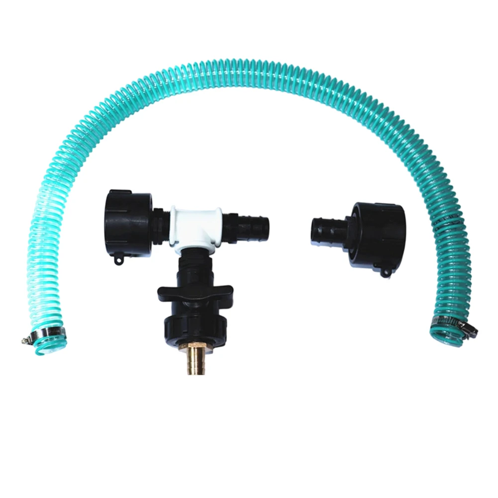 IBC Adapter with S60x6 Male Female Thread Configuration for Dual Tank Linking in Water Conservation and Supply Infrastructure