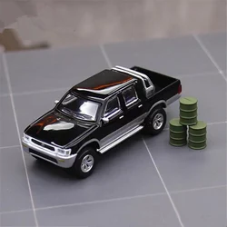 1/64 Toyotas Hilux Alloy Pickup Car Model Diecast Metal Toy Off-road Vehicle Car Model High Simulation Miniature Scale Kids Gift