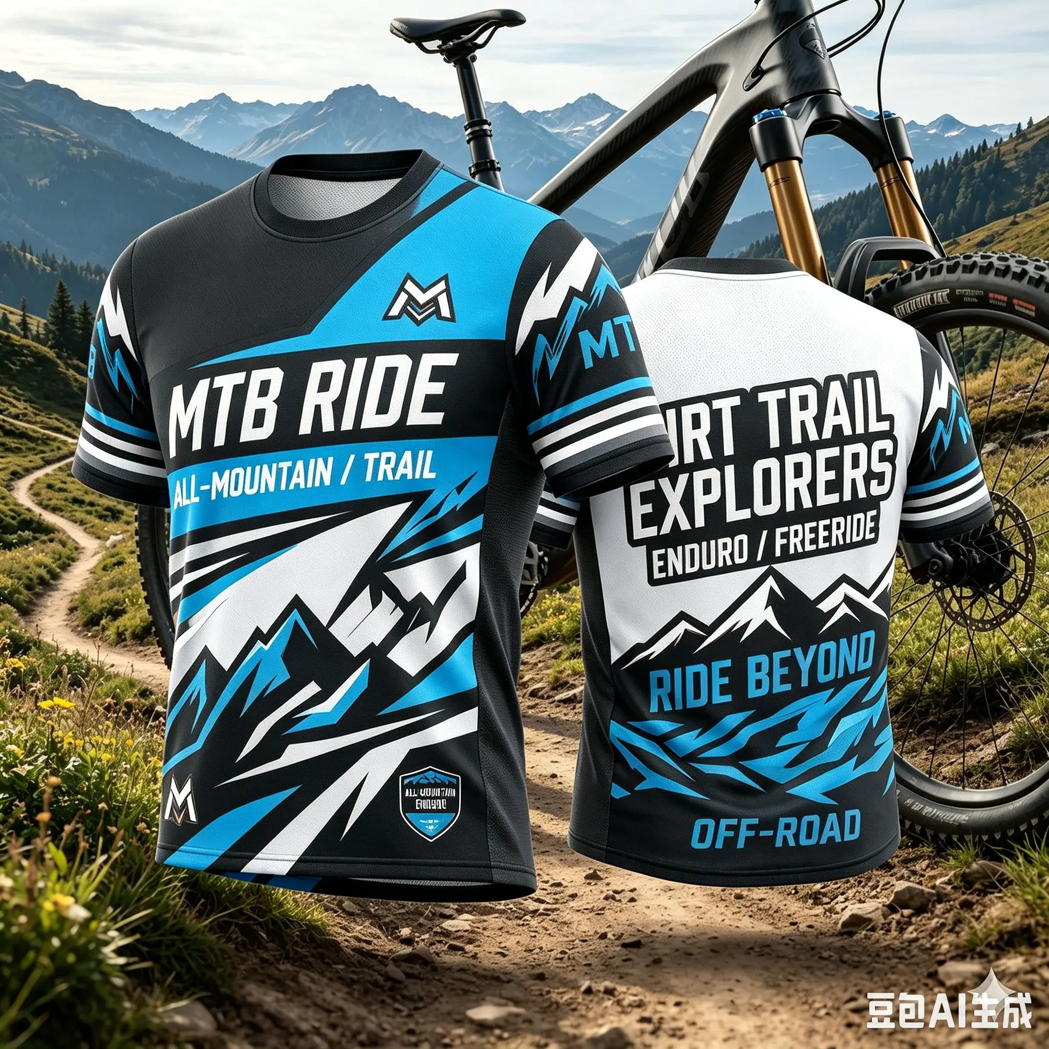 Family Men Breathable Mountain Enduro Motocross Mtb Jersey Bike Cycling Top Offroad Riding Quick Dry Sports Athletic Cyclingtop view 2