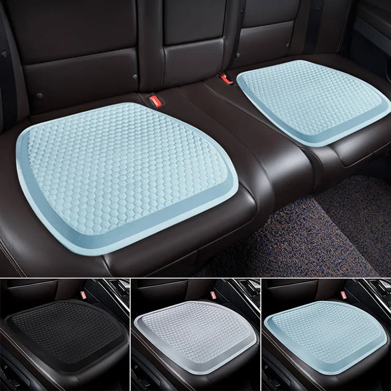 Summer Car Seat Cushion Breathable Cool Gel Universal Multifunctional Home Office Chair For Pressure Relief Back Tailbone Pain