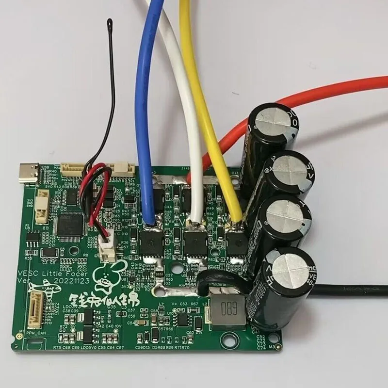 VESC – télécommande VESC6, modélisation électrique, moteur sans balais, commande de skateboard électrique intégrée, programmation LISP