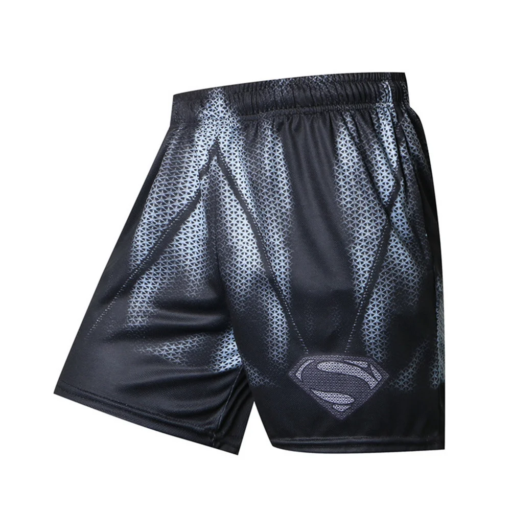 Miniso Explosive Series Hulk 3D Men\'s Shorts Summer Sports Shorts Breathable Running Fitness Shorts Spiderman Shorts For Boys