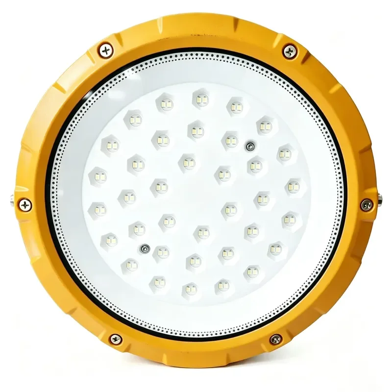 LED Explosion Proof Light IP66 Aluminum Shell High Brightness 6000K Daylight for Oil Gas Station Dangerous Warehouse