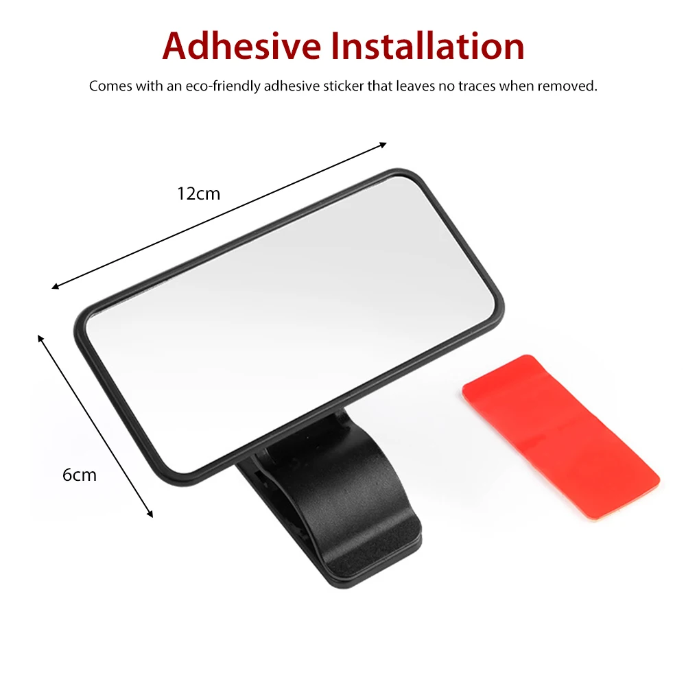 Baby Stroller Rearview Mirror, Interior Rearview Mirror With Adjustable Suction Cup, Installed On Car, Truck, Suv Windshield