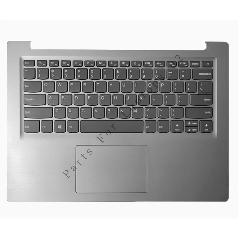 PP New For Lenovo V14-IIL V14-IGM Palmrest Upper Case w/ Keyboard 2019 Year Silver