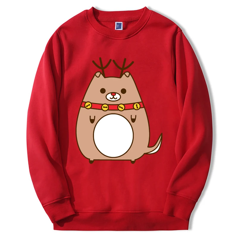 

Christmas Hoodies Cute Reindeer Pupsheen Fashion Loose Clothes Tracksuit Xmas Warm Streetwear Winter Sportswear Oversized