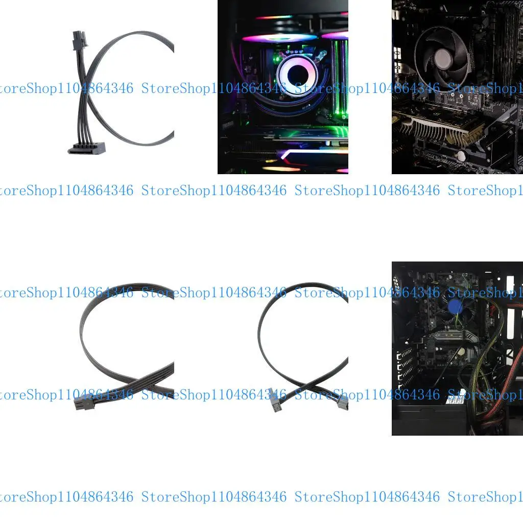 

5asd 4Pin Female To 15Pin 15Pin Power Cable 15Pin Extension Cord Hard Drive Disk