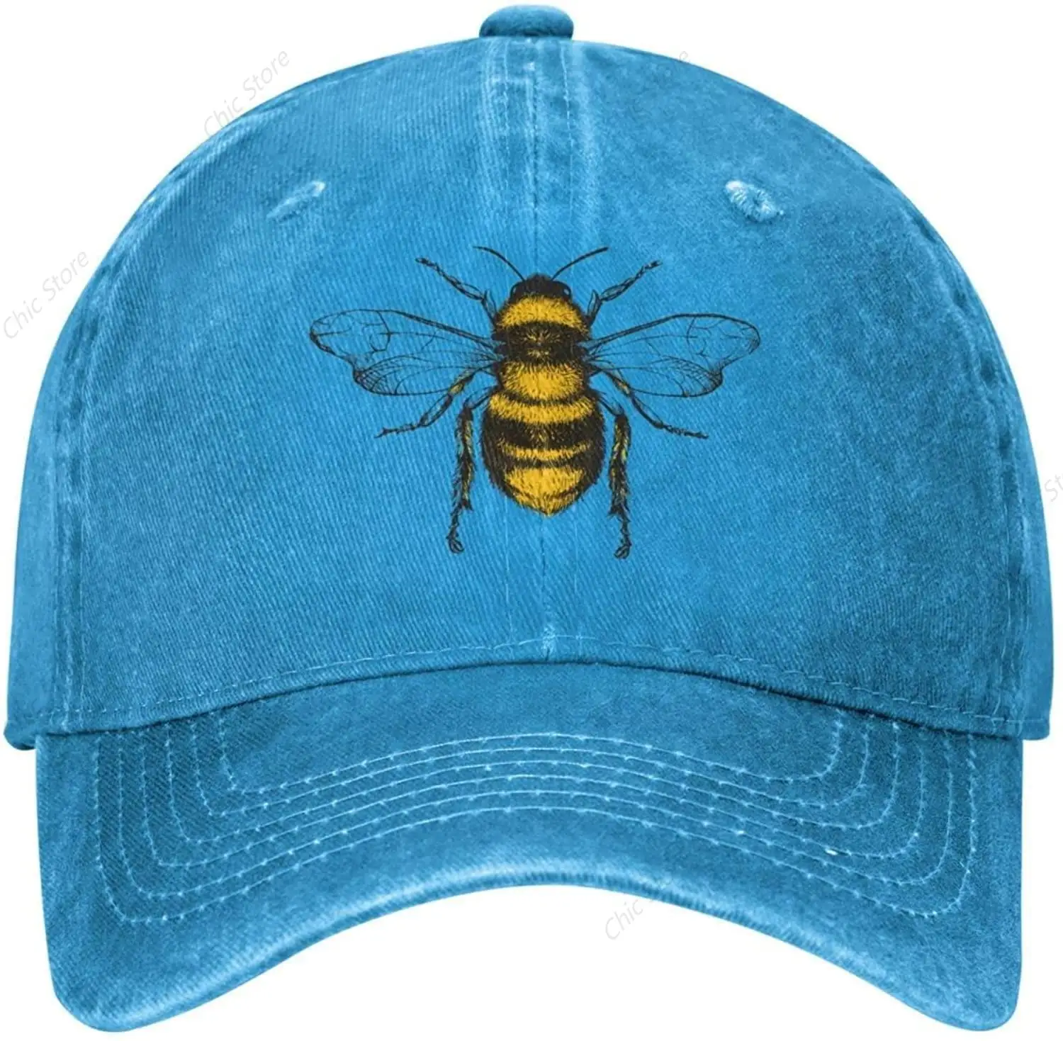 Honey Bees Baseball Cap for Men Women Trucker Fashionable Hats for Daily Outdoor