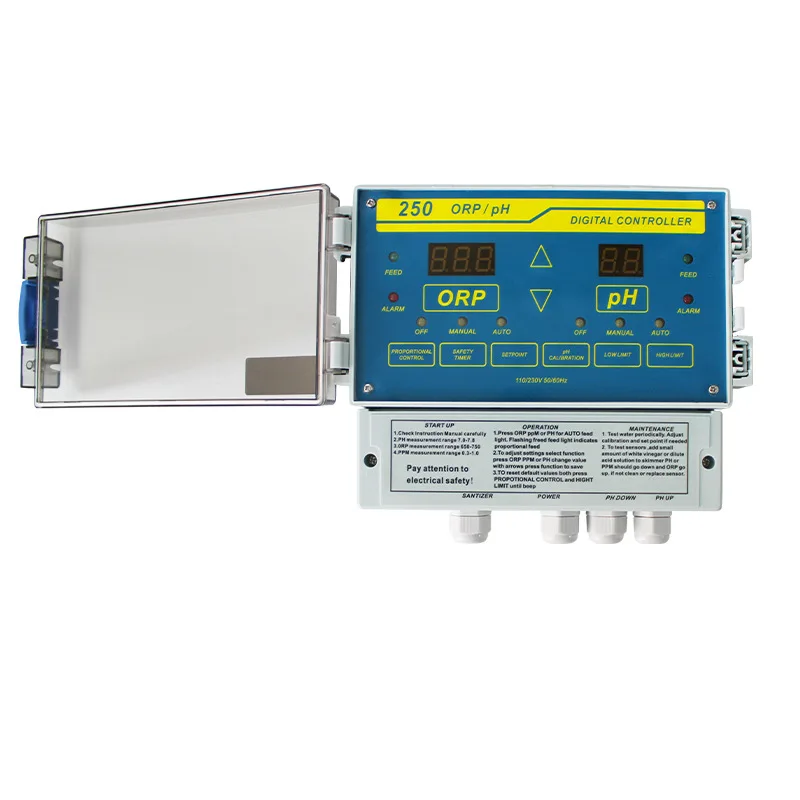 Pool Water Quality Detector Multifunction Automatic Monitor Residual Chlorine PH Value Dosing Pump For Swimming Pool SPA