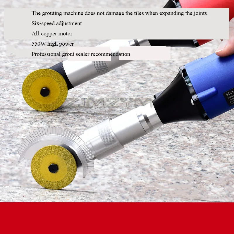 90° Elbow Electric Grinder High Power Seam Cleaning Machine Multifunctional Ceramic Tile Beauty Sewing Tool Polisher With Cover