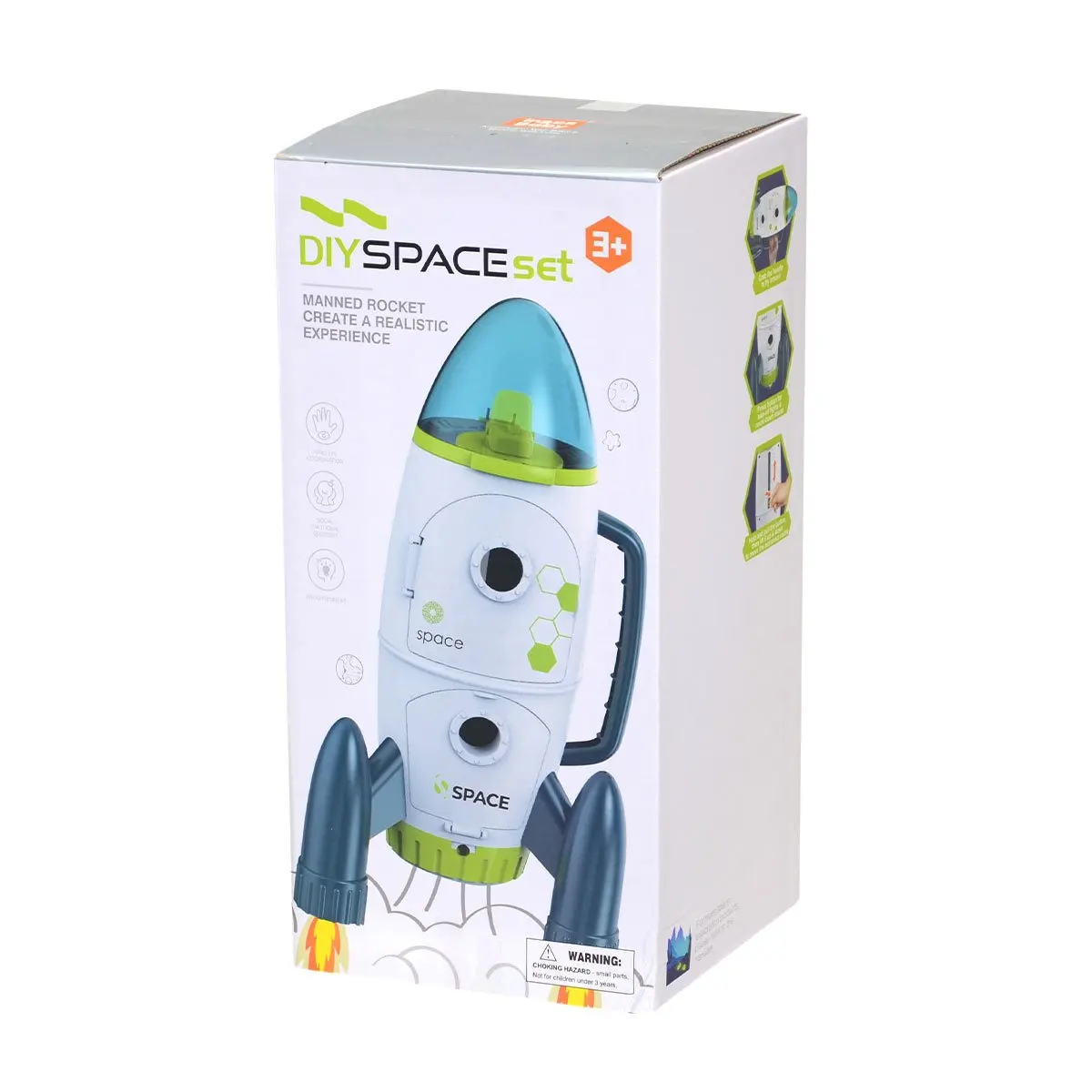 YB1986 voice space rocket game set-Can toy