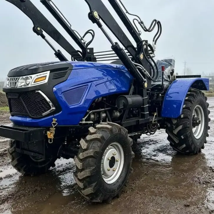 Customized High‑Power Wheeled Cultivator, 4WD 60HP Tractor, Four‑Wheel Rotary Tiller, High‑Efficiency Cultivator