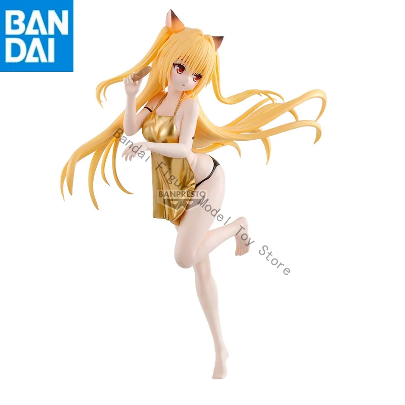 

BANDAI NAMCO BANPRESTO в наличии, оригинальная фигурка To Love-Ru Darkness GLITTER GLAMOURS Golden Darkness, ПВХ, модель игрушки в подарок